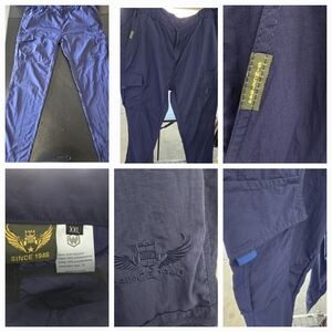 Blue Cargo Pants
